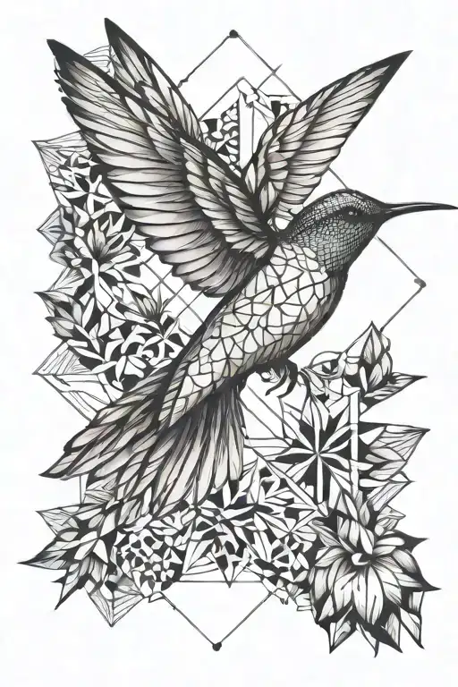 Hummingbird Hovering