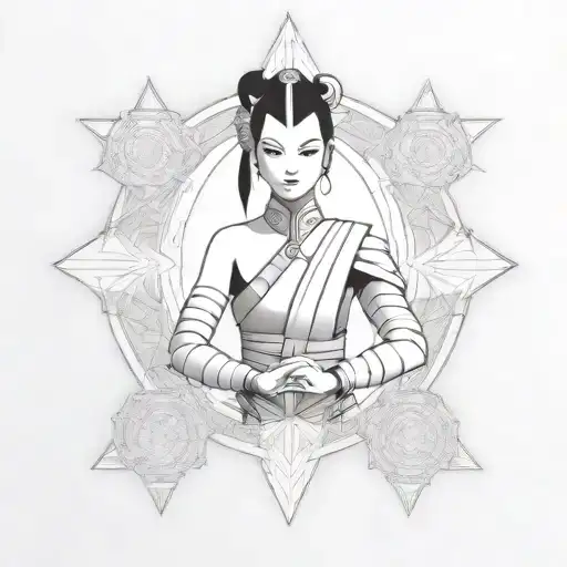 Yue From Avatar Last Air Bender W Moon