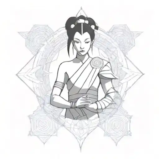 Yue From Avatar Last Air Bender W Moon