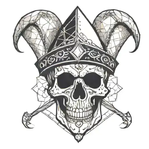 Skull Jester Hat