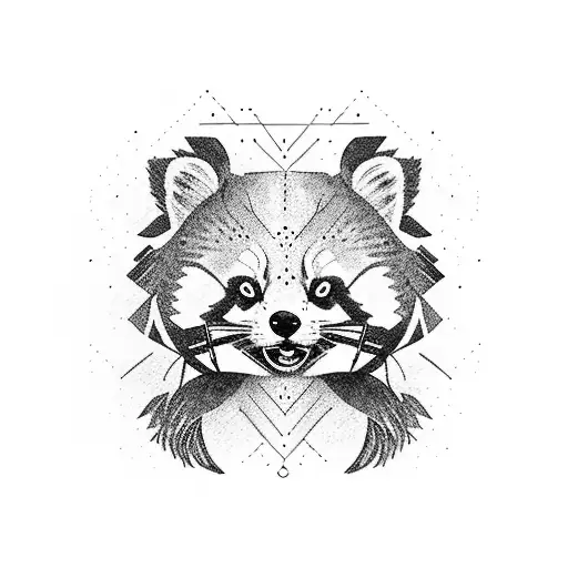 Red Panda On Paraplane