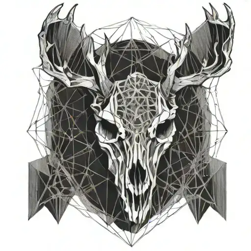 Deer Skull Sketch