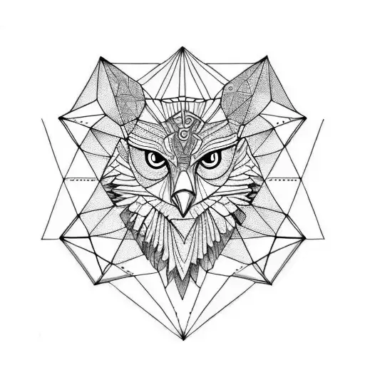 Marcus Aurelius Sacred Geometry Crow Cat