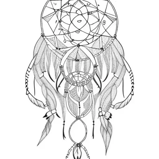 Girl Long Hair Dreamcatcher