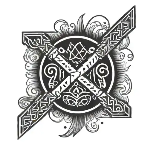 Nordic Rune Symbolizing Strength
