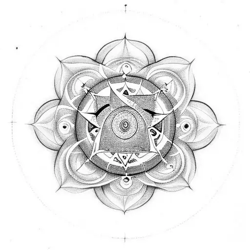 Sudarshan Chakra With Trishul