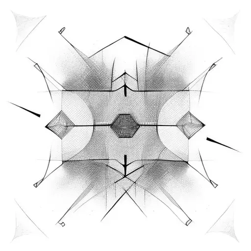 Red And Black Abstract Lines