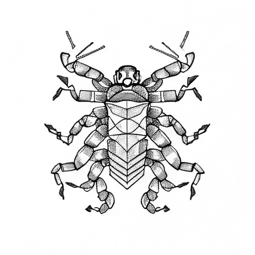 Scorpion With Scorpio Constellation
