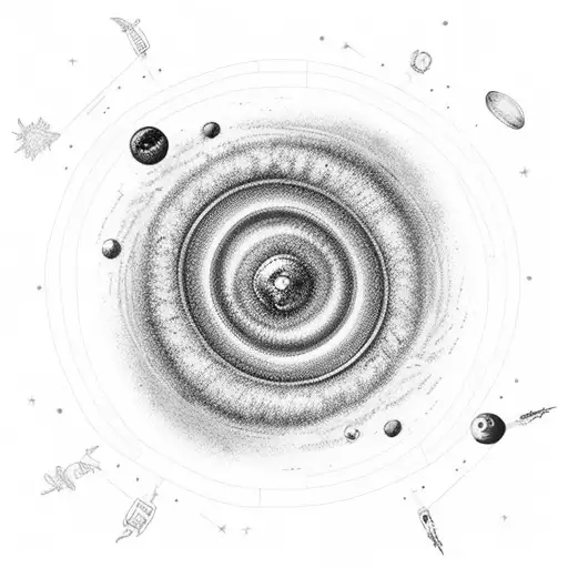 Total Arm Tornado Astronaut Saturn Jupiter Moon Black Hole