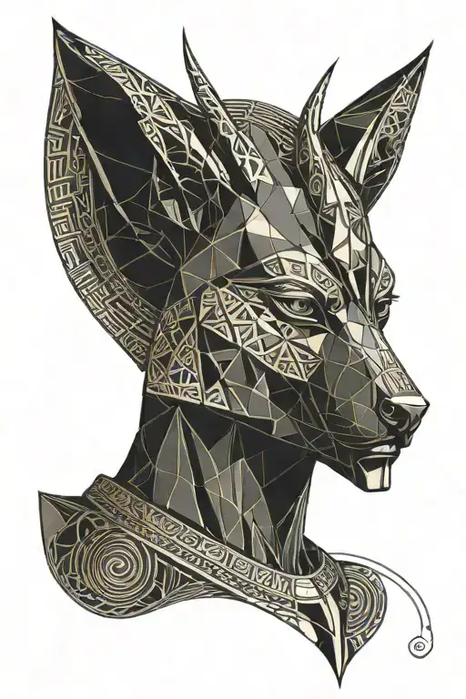 Mystical Egyptian God Anubis