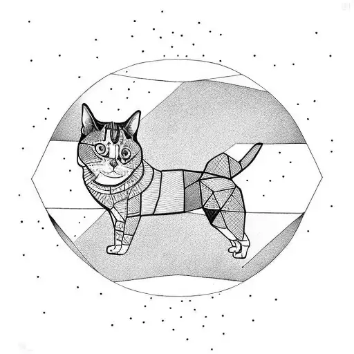 A Dog And Cat Floating In Space