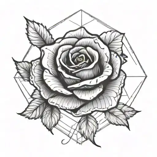 A Rose With The Letter B