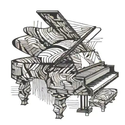 Music Piano Keys Forming