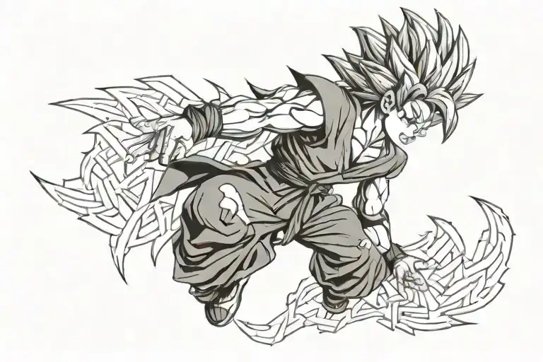 Son Goku Charging