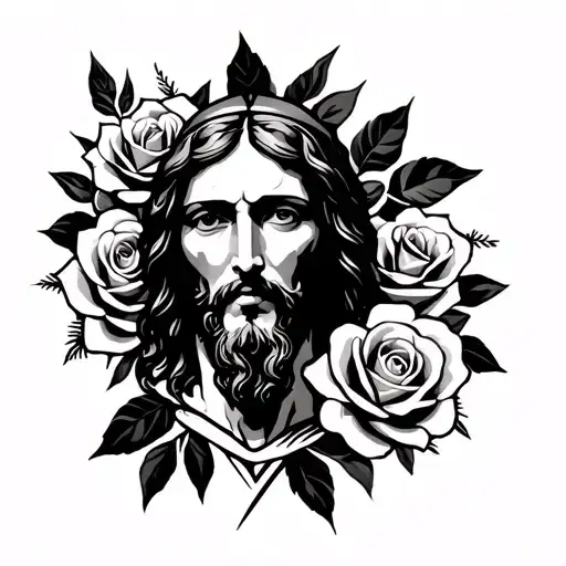 Jesus And Roses And 08