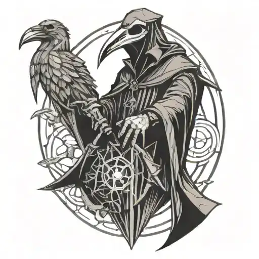 Grimm Reaper Slaying Plague Doctor