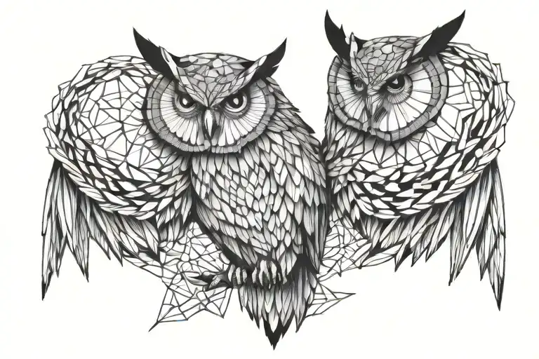 Owl Chest Piece