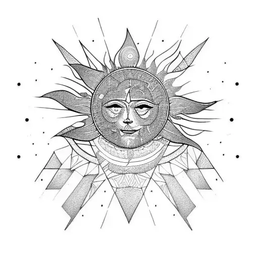 With Sun In Background