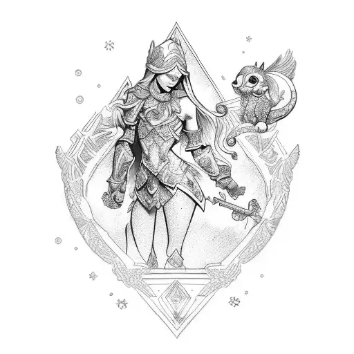 Crystal Maiden With Your Pet