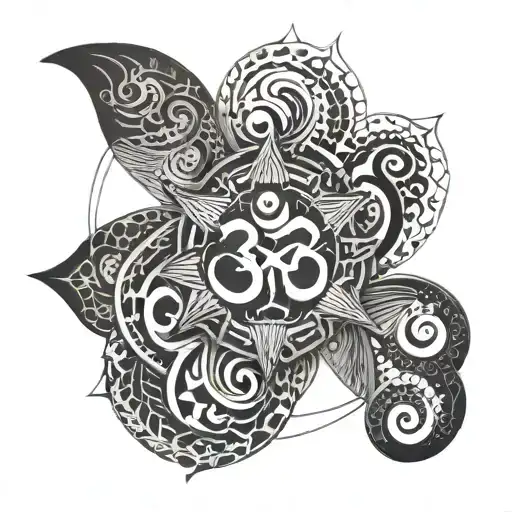 Turn An Om Symbol Into A New Shape