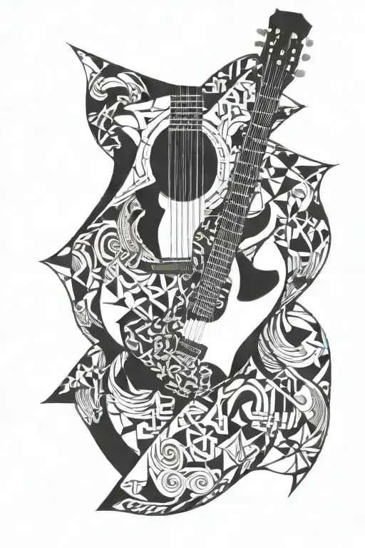 Guitar Escher Style