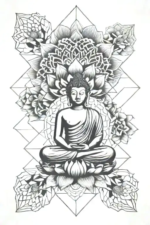 Buddha Lotus Flower