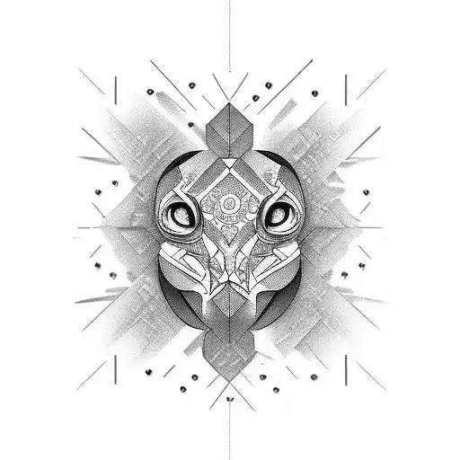 Line For Chin And Neck In Graphics Style