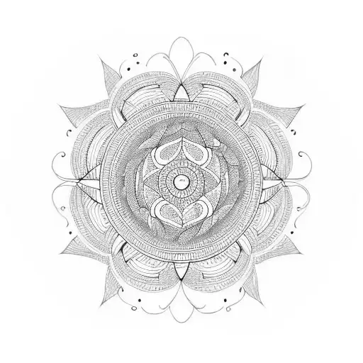 Circle With A Pattern