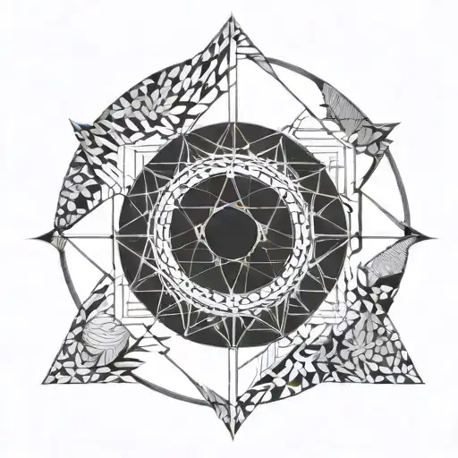 Cover Up Tattoo Circle