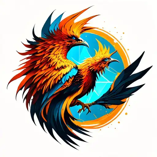 Futuristic And Flamboyant Reborn Phoenix