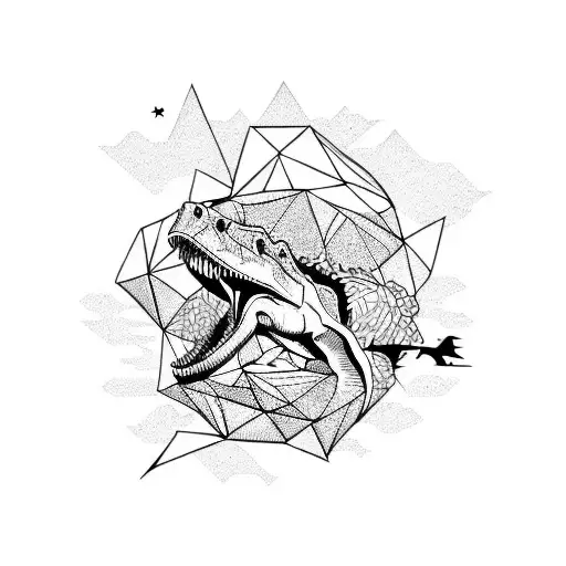 Dinosaur In A Dark Academia