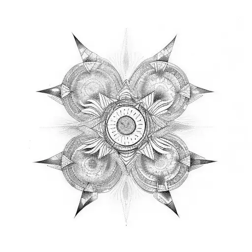 Full Moon With A Halo Of Light