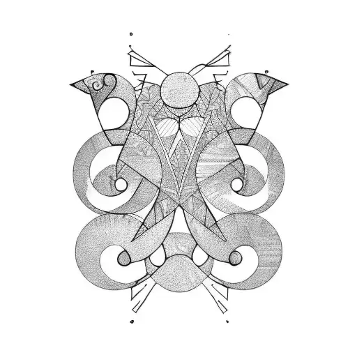 Robin Bird With Infinity