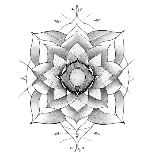 Lotus Flower Of Life Laurel