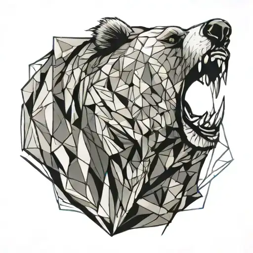 Grizzly Bear Roaring