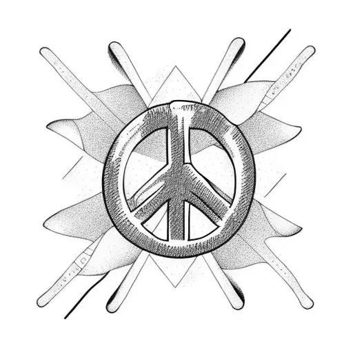 Skeleton Hands Peace Sign