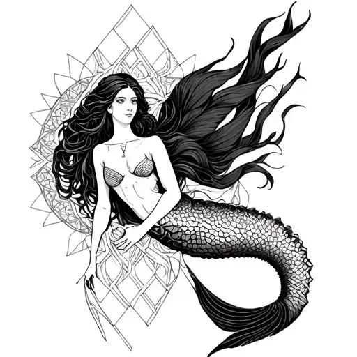 Shibari Inspired Mermaid Tangled