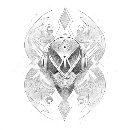 Mystical Alien Meditating