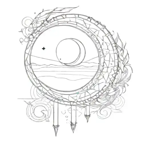 Waxing And Waning Crescent Moon