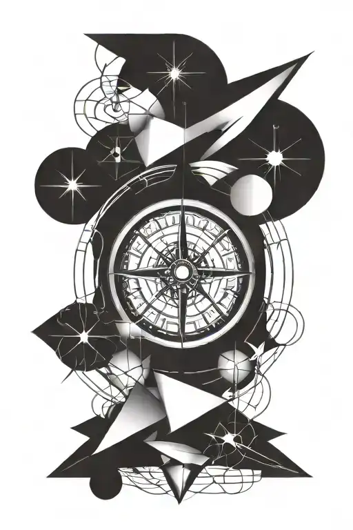 Compass And Hourglass