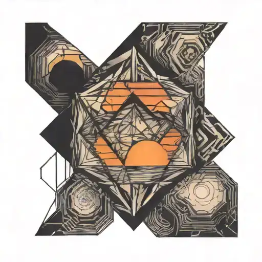 Sunset In The Background