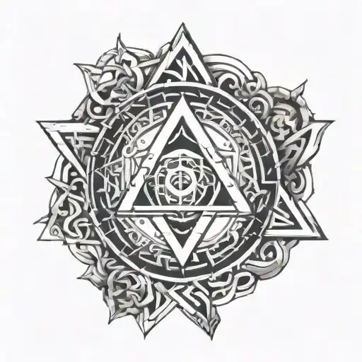 Enochain Rune Symbolizing Strength