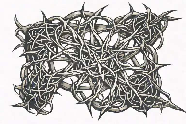 Crown Of Thorns Wrapped