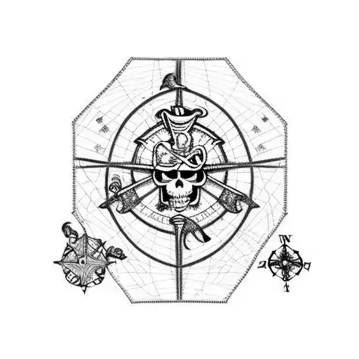 Pirate Map With Coordinates