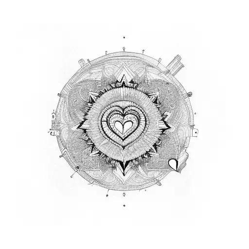 Artist Pallete And Heart Chakra