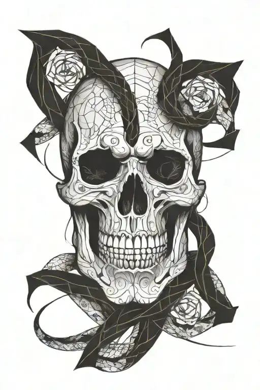 Death Eater Skull And Snake