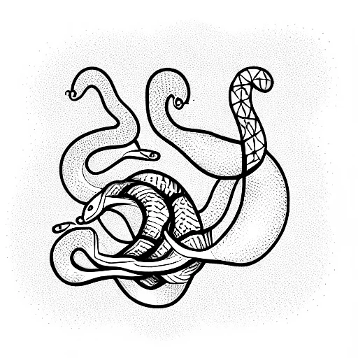 Snake Eating Its Tail