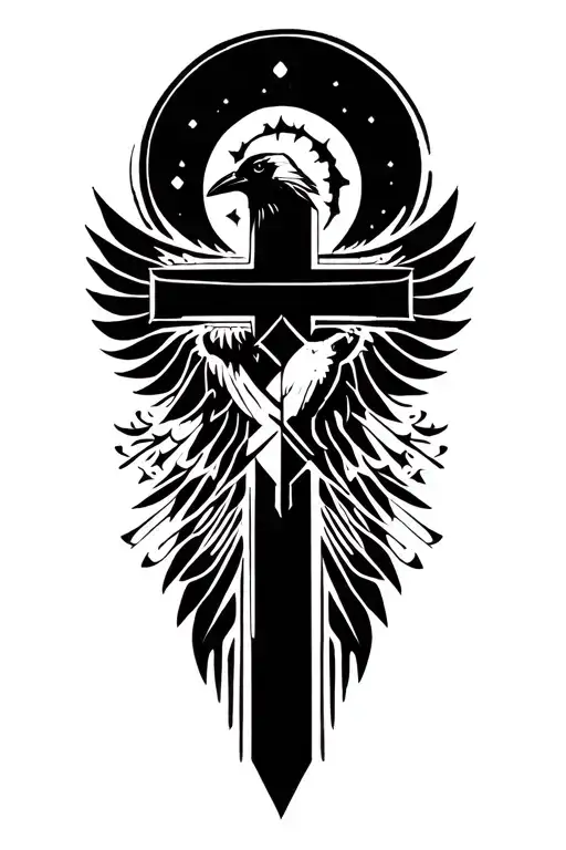 Cross And Crow