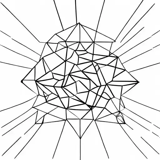 Geometric Abstract Hot Air Balloon