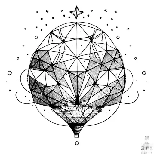 Abstract Hotair Balloon